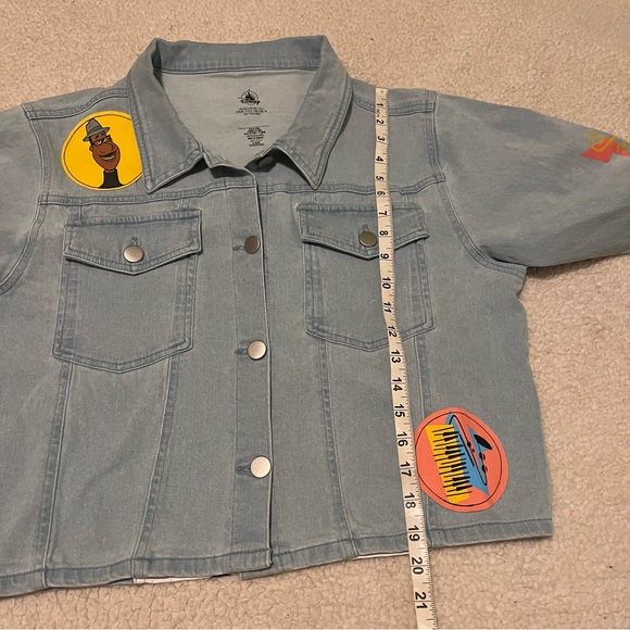 DISNEY Pixar ‘Soul’ denim jean jacket large - Picture 8 of 12